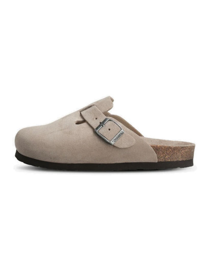 Sabot unisex Genuins Riva velour taupe US26GN03 G105495