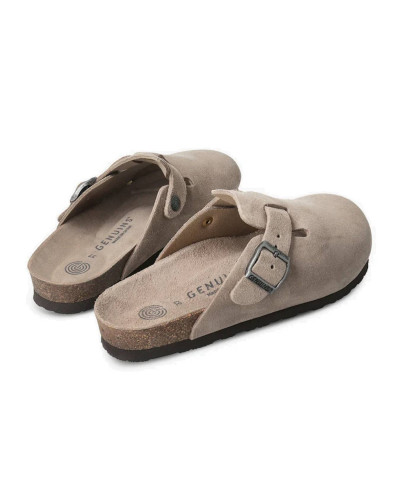Sabot unisex Genuins Riva velour taupe US26GN03 G105495