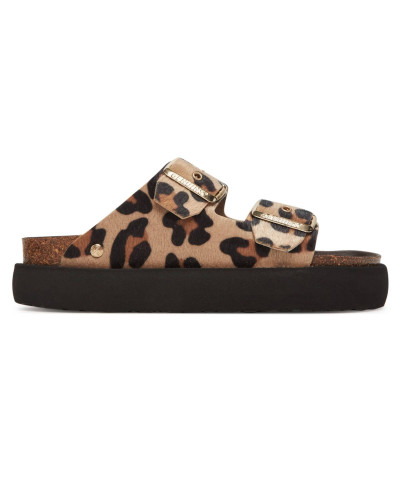 Sandalo donna Genuins Honolulu vegan leopard DS26GN01 G106336