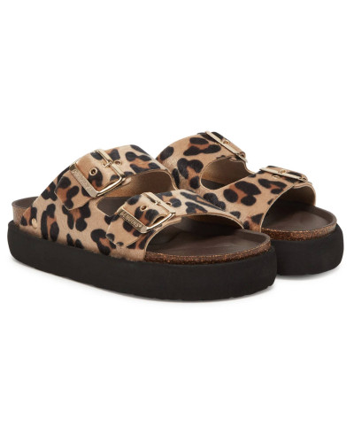Sandalo donna Genuins Honolulu vegan leopard DS26GN01 G106336