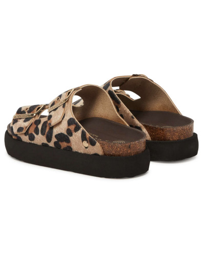 Sandalo donna Genuins Honolulu vegan leopard DS26GN01 G106336