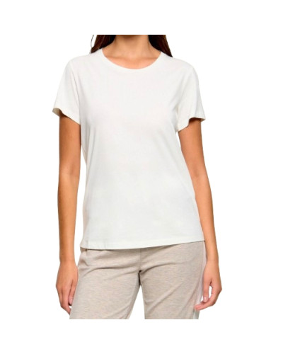 T-shirt donna Liu Jo bianco lana E27LJ07 TF6240 JS923 L9494