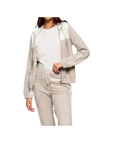 T-shirt donna Liu Jo bianco lana E27LJ07 TF6240 JS923 L9494