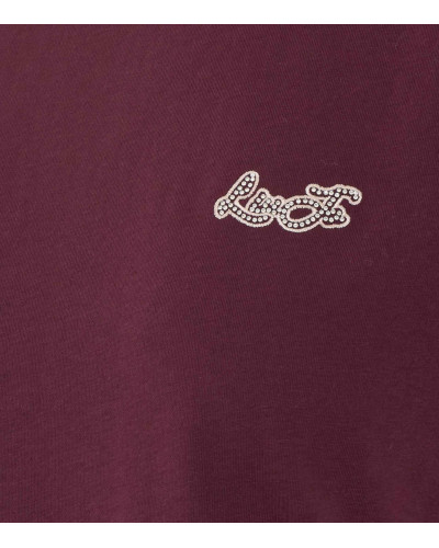 T-shirt donna Liu Jo red aubergine E27LJ06 TF6240 JS923 L9305