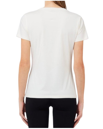 T-shirt donna Liu Jo bianco lana E27LJ03 TF6238 JS003 L92785