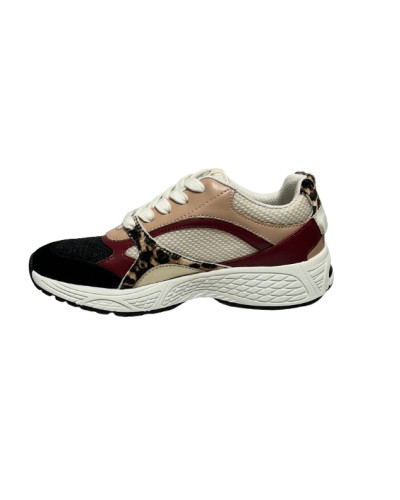 Sneaker donna Liu-Jo Trixie 01 black/ nude/ animalier D27LJ03 BF6063 PX935 S4219