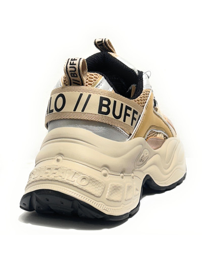 Scarpe donna Buffalo Yuno sneaker platform copper/ silver metallic D27BF02 BNPD00016356