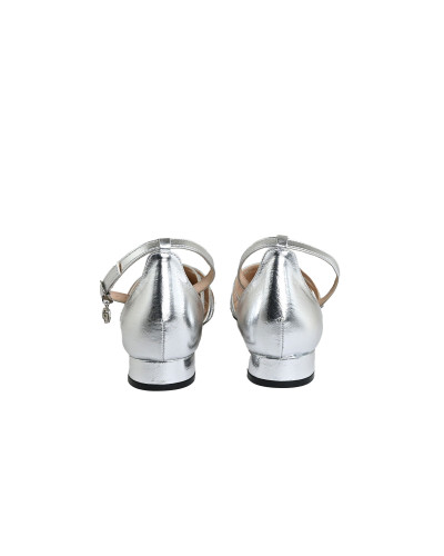 Scarpe donna sandalo Gold&gold ecopelle silver DS25GG50 GP776