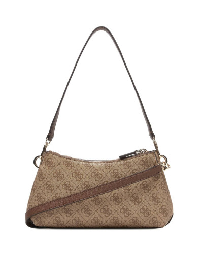 Borsa Guess tracolla Noelle II mini shoulder xbody latte logo brown B27GU07 BG967273