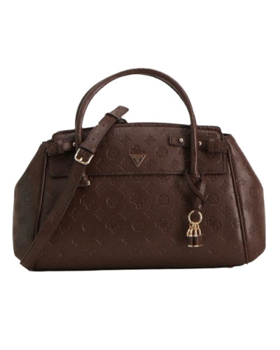 Borsa a mano/ tracolla Diana chocolate logo B27GU22 PD972706