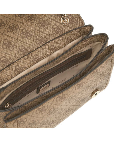 Borsa donna Guess Noelle II latte/ brown multilogo B27GU30 BG967221