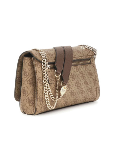 Borsa donna Guess Noelle II latte/ brown multilogo B27GU30 BG967221