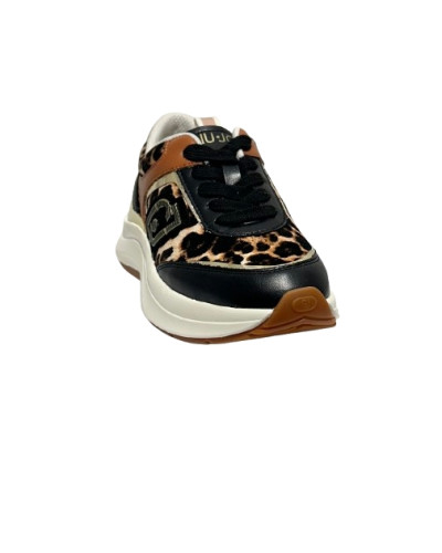 Sneaker donna Liu-Jo Stardust 01 black/ animalier D27LJ09 BF6029 TX549 S19C1