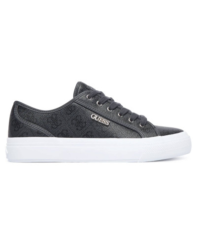 Scarpe donna sneaker Guess Jelexa10 in ecopelle coal logo D27GU06 FLTJ10FAL12