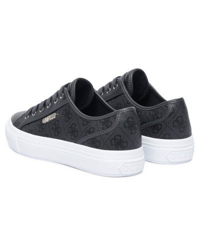 Scarpe donna sneaker Guess Jelexa10 in ecopelle coal logo D27GU06 FLTJ10FAL12