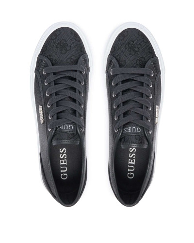 Scarpe donna sneaker Guess Jelexa10 in ecopelle coal logo D27GU06 FLTJ10FAL12