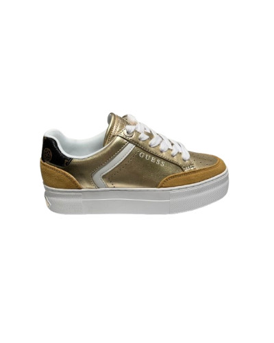 Scarpe donna sneaker Guess Gilax2 platino D27GU09 FLTGX2PEL12