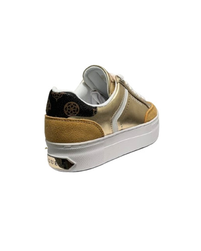 Scarpe donna sneaker Guess Gilax2 platino D27GU09 FLTGX2PEL12