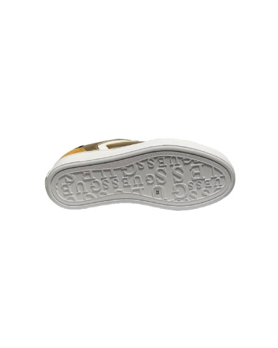 Scarpe donna sneaker Guess Gilax2 platino D27GU09 FLTGX2PEL12