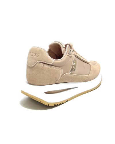 Scarpe donna sneaker Guess Energy5 nude D27GU11 FLTEG5LEA12
