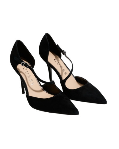 Décolleté donna Guess in pelle scamosciata Napiper TC 100 black D27GU15 FLTNAPSUE08