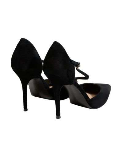 Décolleté donna Guess in pelle scamosciata Napiper TC 100 black D27GU15 FLTNAPSUE08