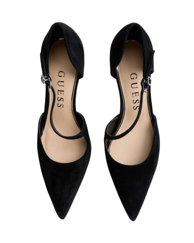 Décolleté donna Guess in pelle scamosciata Napiper TC 100 black D27GU15 FLTNAPSUE08