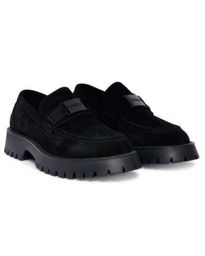 Scarpe uomo Guess mocassino Gorizia nero U27GU09 FMTZIASUE14