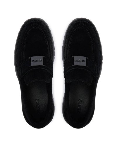 Scarpe uomo Guess mocassino Gorizia nero U27GU09 FMTZIASUE14