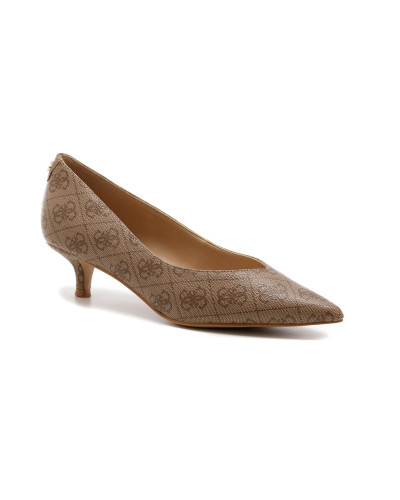 Décolleté Guess a punta tc 40  Casen beige brown D27GU25 FLTC2SFAL08
