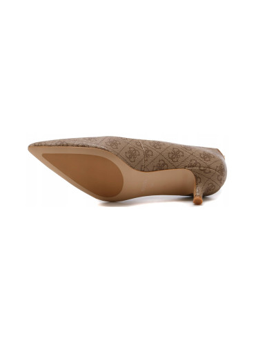 Décolleté Guess a punta tc 40  Casen beige brown D27GU25 FLTC2SFAL08