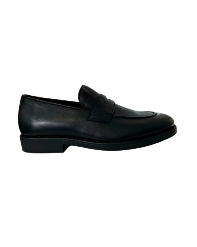 Scarpe uomo mocassino Guess Driftkin in pelle black U27GU14 FMTDRILEA14