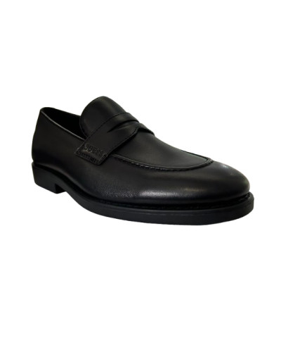 Scarpe uomo mocassino Guess Driftkin in pelle black U27GU14 FMTDRILEA14