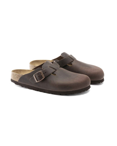Scarpe sabot unisex Birkenstock Boston BS Habana US26BI10 0860133