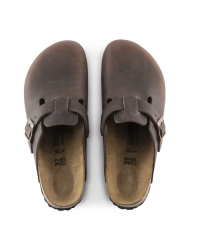 Scarpe sabot unisex Birkenstock Boston BS Habana US26BI10 0860133