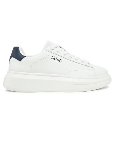 Sneaker uomo Liu-Jo Big 01 white/blue U27LJ03 7B4027 PX474 S1018