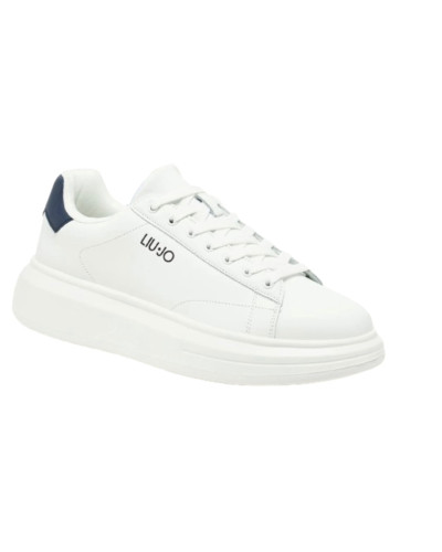 Sneaker uomo Liu-Jo Big 01 white/blue U27LJ03 7B4027 PX474 S1018