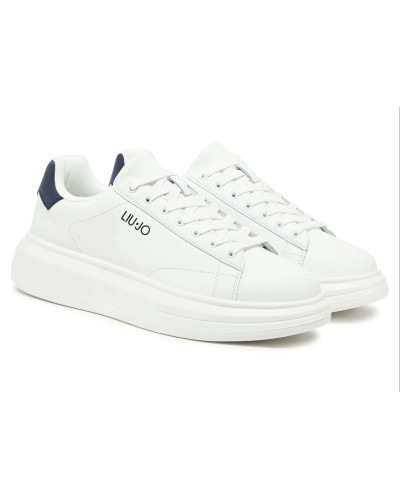 Sneaker uomo Liu-Jo Big 01 white/blue U27LJ03 7B4027 PX474 S1018