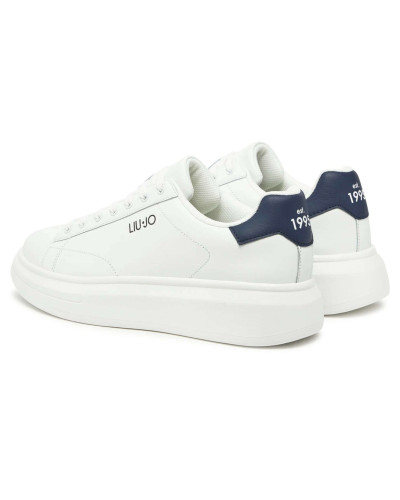 Sneaker uomo Liu-Jo Big 01 white/blue U27LJ03 7B4027 PX474 S1018