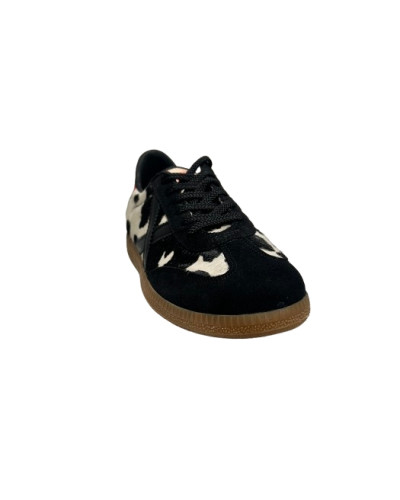 Scarpe donna Munich sneaker Barru 244 in pelle nero/bianco D27MU01 8290244
