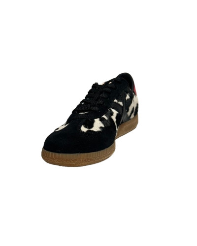 Scarpe donna Munich sneaker Barru 244 in pelle nero/bianco D27MU01 8290244