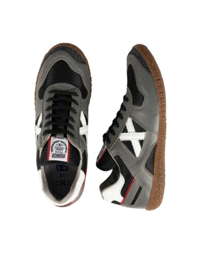 Sneaker Uomo Munich Goal grigio/ nero U27MU04 1656