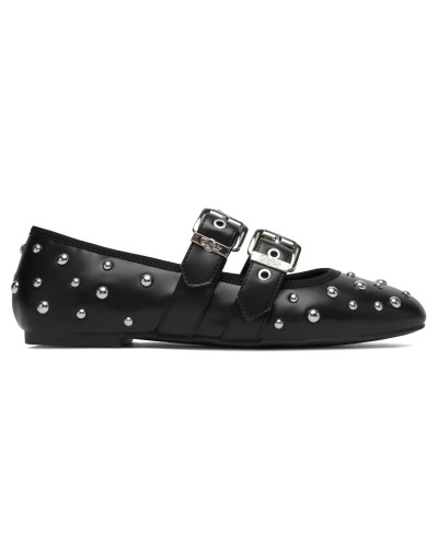 Ballerina donna Buffalo Daphne stud black D27BF04 BN1620059