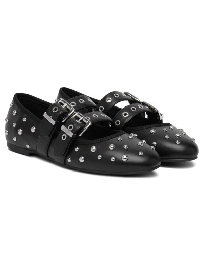 Ballerina donna Buffalo Daphne stud black D27BF04 BN1620059