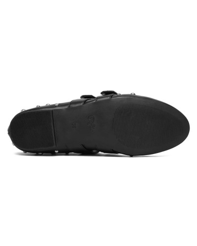 Ballerina donna Buffalo Daphne stud black D27BF04 BN1620059