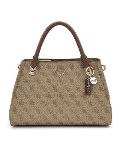 Borsa donna Guess a mano/tracolla Noelle II brown logo B27GU41 BG967207