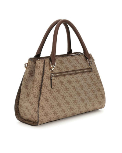 Borsa donna Guess a mano/tracolla Noelle II brown logo B27GU41 BG967207