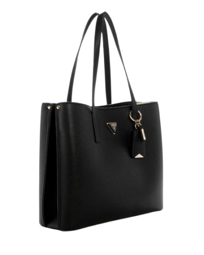 Borsa donna Guess Meridian II Girlfriend Tote bag black B27GU42 SG697423