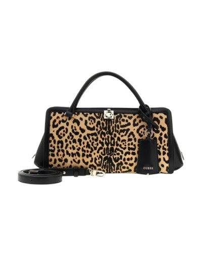 Borsa donna Guess mano/spalla Audrey girlfriend satchel leopard B27GU47 LG973406