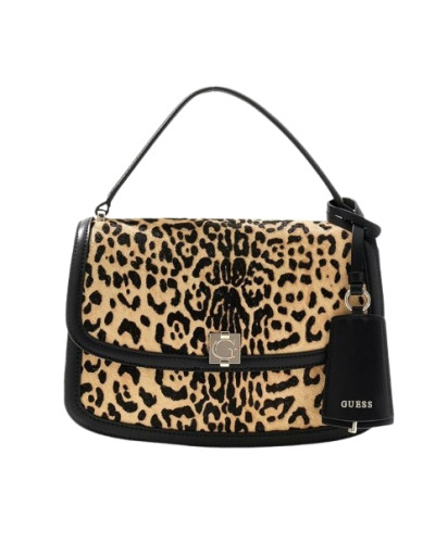 Borsa donna Guess mano/spalla Audrey leopard B27GU55 LG973421